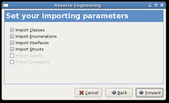 importing parameters
