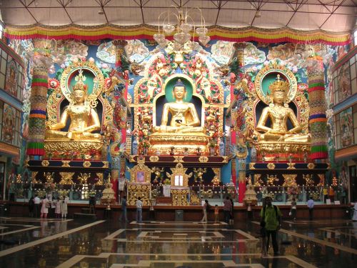 Inside Buddha Vihara pagoda