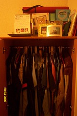 My disorganized closet