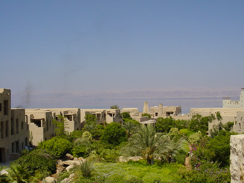 view across Dead Sea from Movenpick