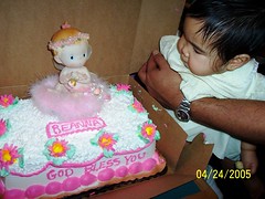 Reanna's baby dedication cake