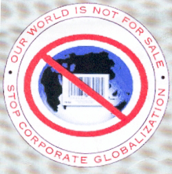 Our world is not for sale