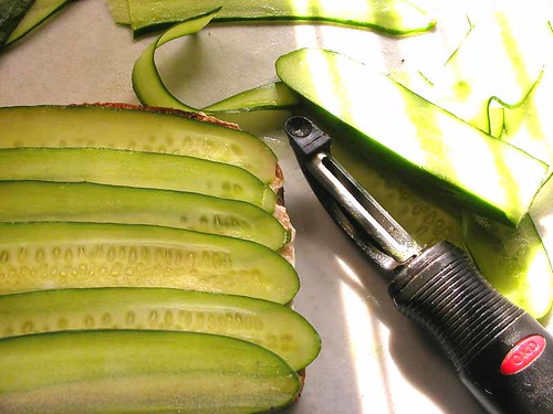 cucumber sandwich  prep 1