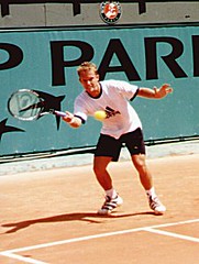 Thomas Johansson, eget foto French Open 2000